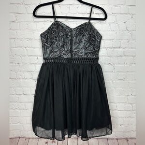 City Triangles black Prom Party Cocktail Dance Homecoming dress, sz 9